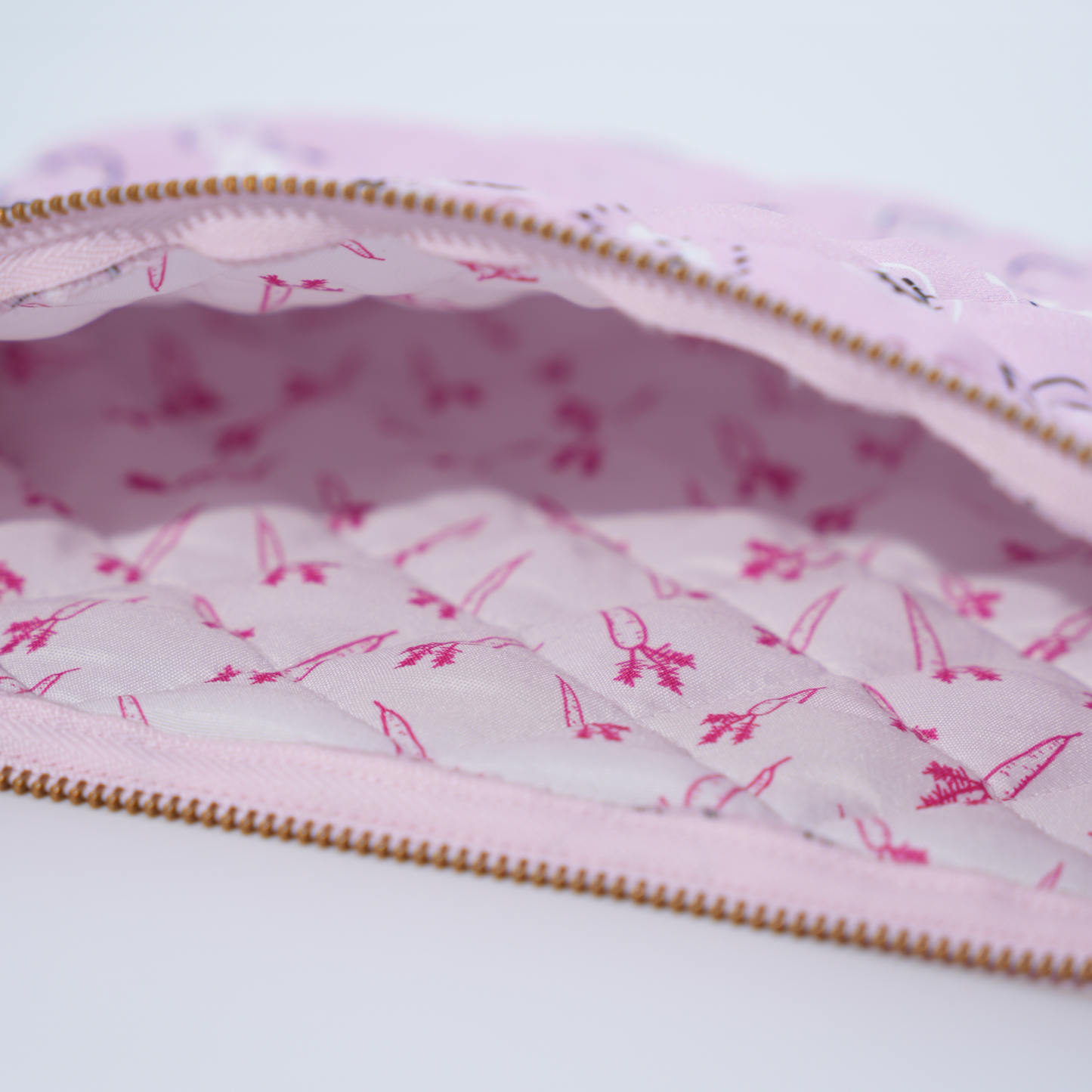 Pochette Matelassé "Je m'en fiche" Bandana Rosa