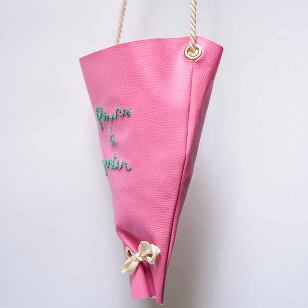 Rita_Ricami_Borsa_Porta_Fiori_Rosa_Ricamo_Verde1