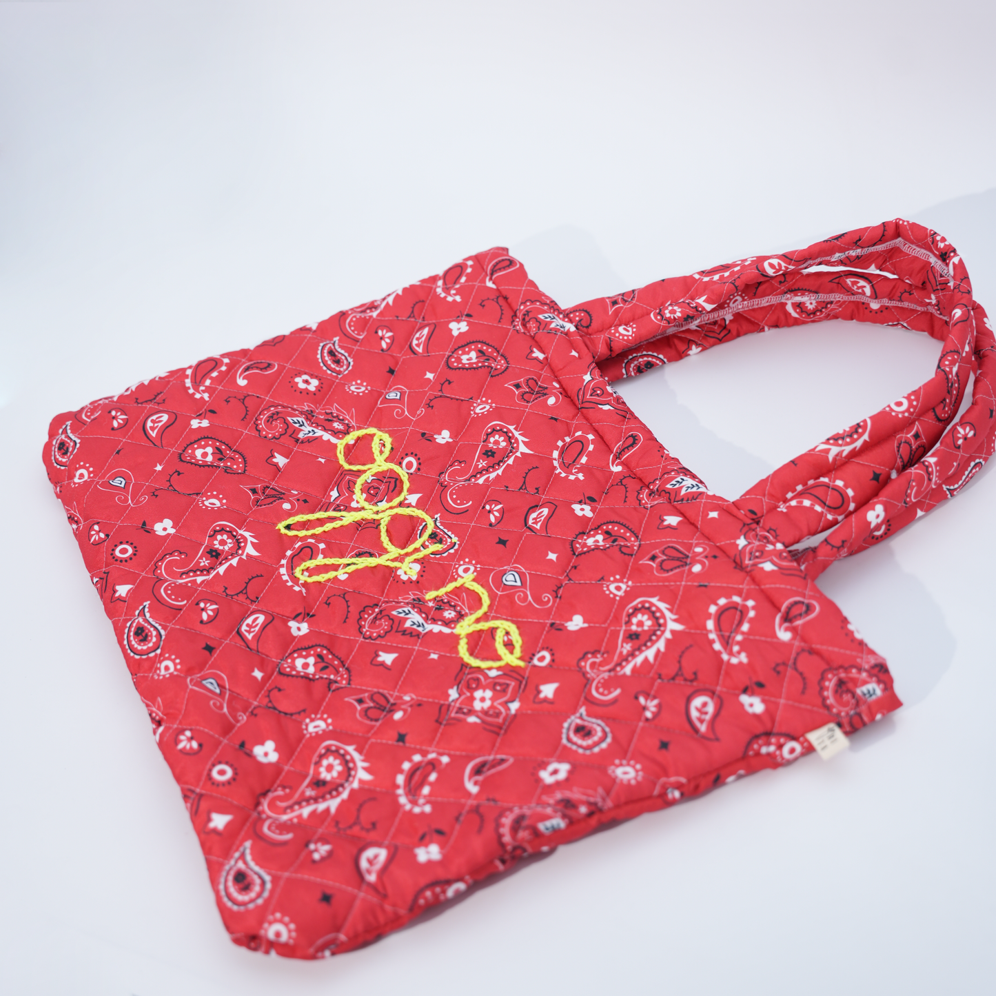 Borsa Weekend Matelassé "Oggi no" Bandana Rossa