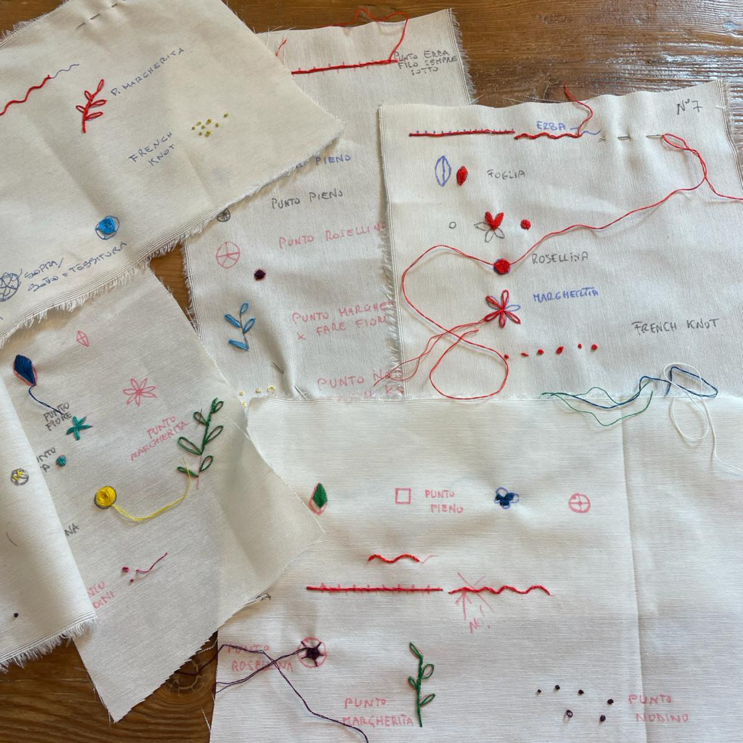 Corso - T-Shirt Ricamo Punto Indietro