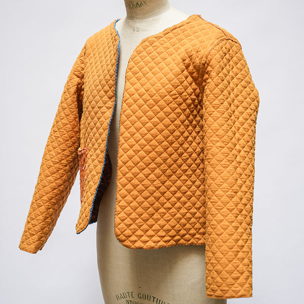 Rita_Ricami_Giacca_Matelasse_Pattern_Arancione_Fiori6