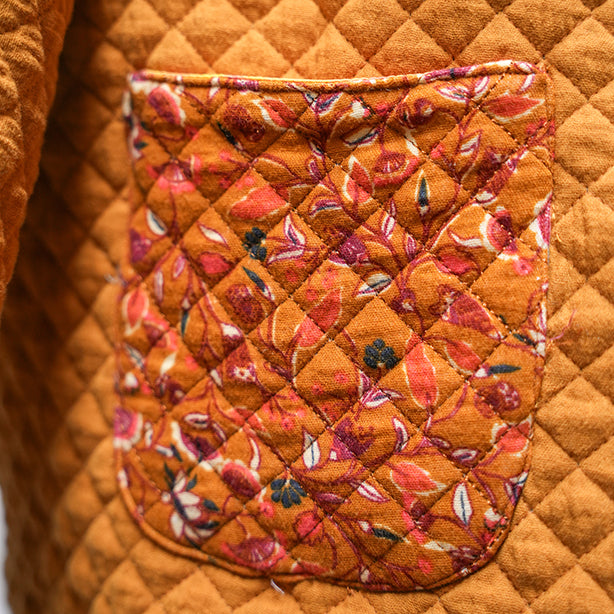 Rita_Ricami_Giacca_Matelasse_Pattern_Arancione_Fiori7