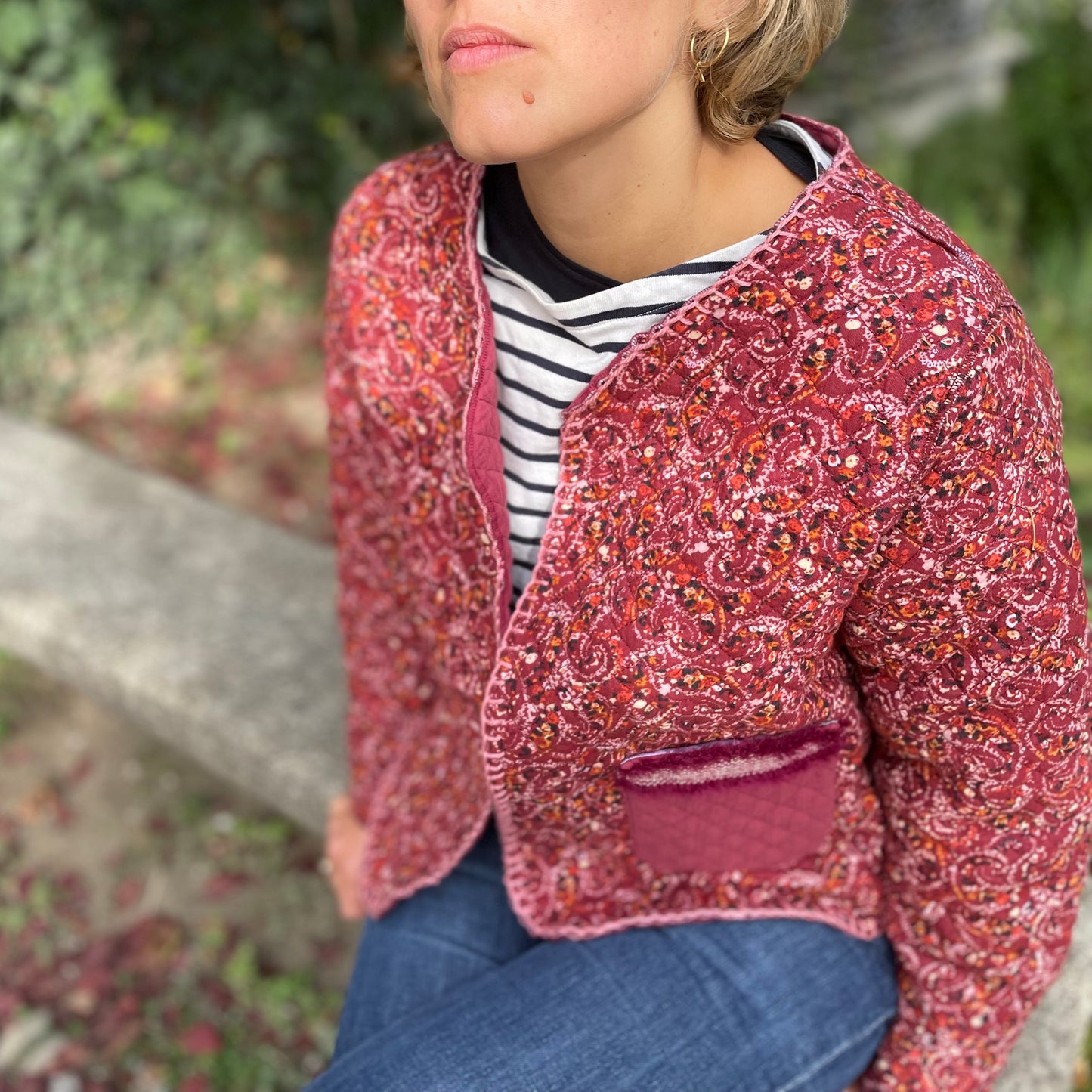 Rita_Ricami_Giacca_Matelasse_Pattern_Rosso_Fiori10