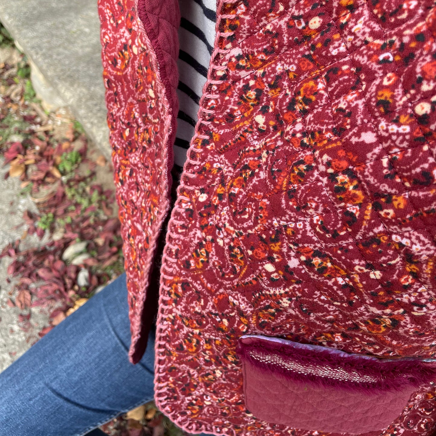 Rita_Ricami_Giacca_Matelasse_Pattern_Rosso_Fiori9