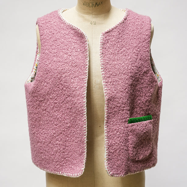 Rita_Ricami_Gilet_Boucle_Pattern_Rosa_Fiori1