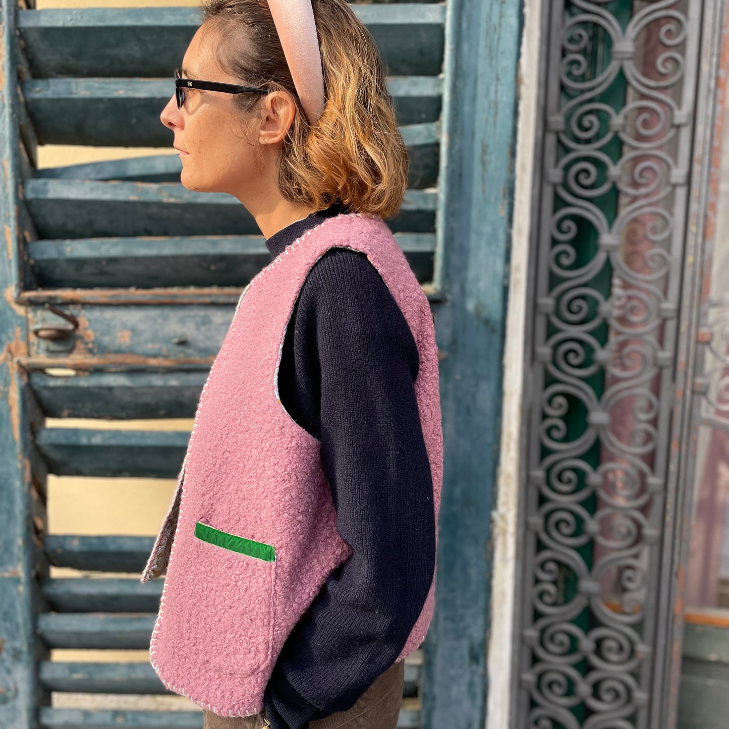 Rita_Ricami_Gilet_Boucle_Pattern_Rosa_Fiori11