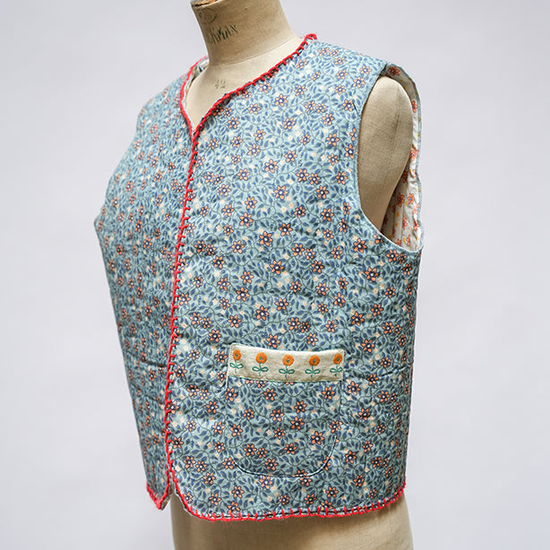 Rita_Ricami_Gilet_Matelasse_Pattern_AzzurroFiori_PannaFiori2