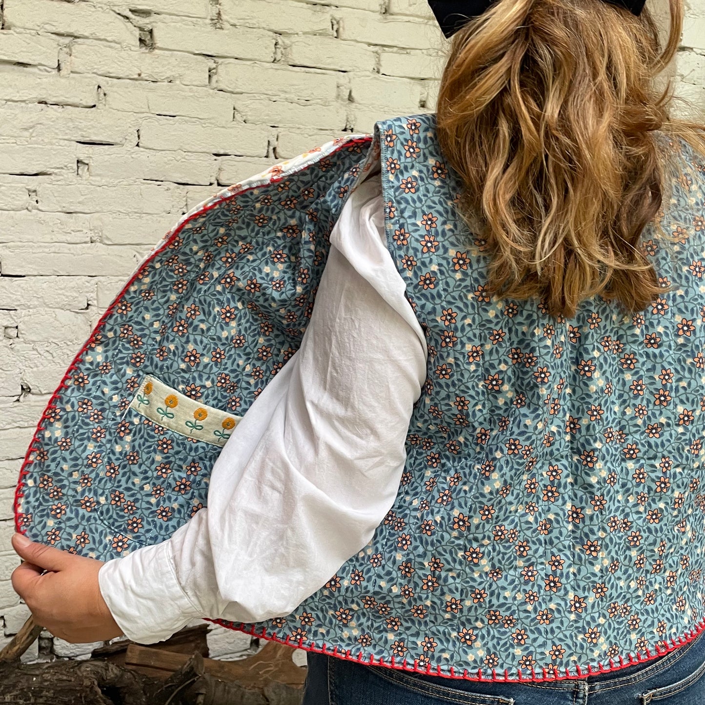 Rita_Ricami_Gilet_Matelasse_Pattern_AzzurroFiori_PannaFiori6