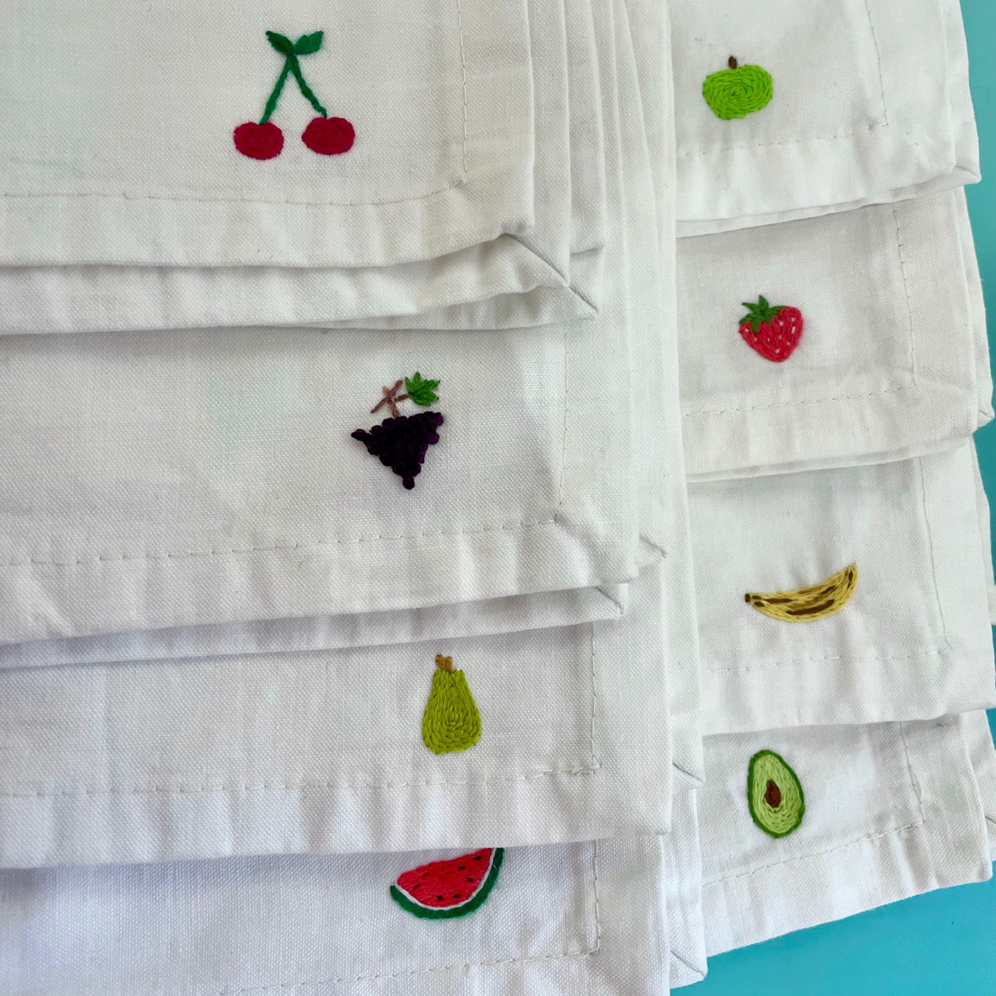 Tovagliolo con ricamo "Personalizzato Disegno Pieno"