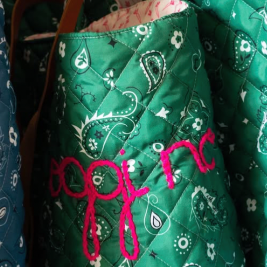 Borsa Secchiello Matelassé "Je m'en fiche" Bandana Verde