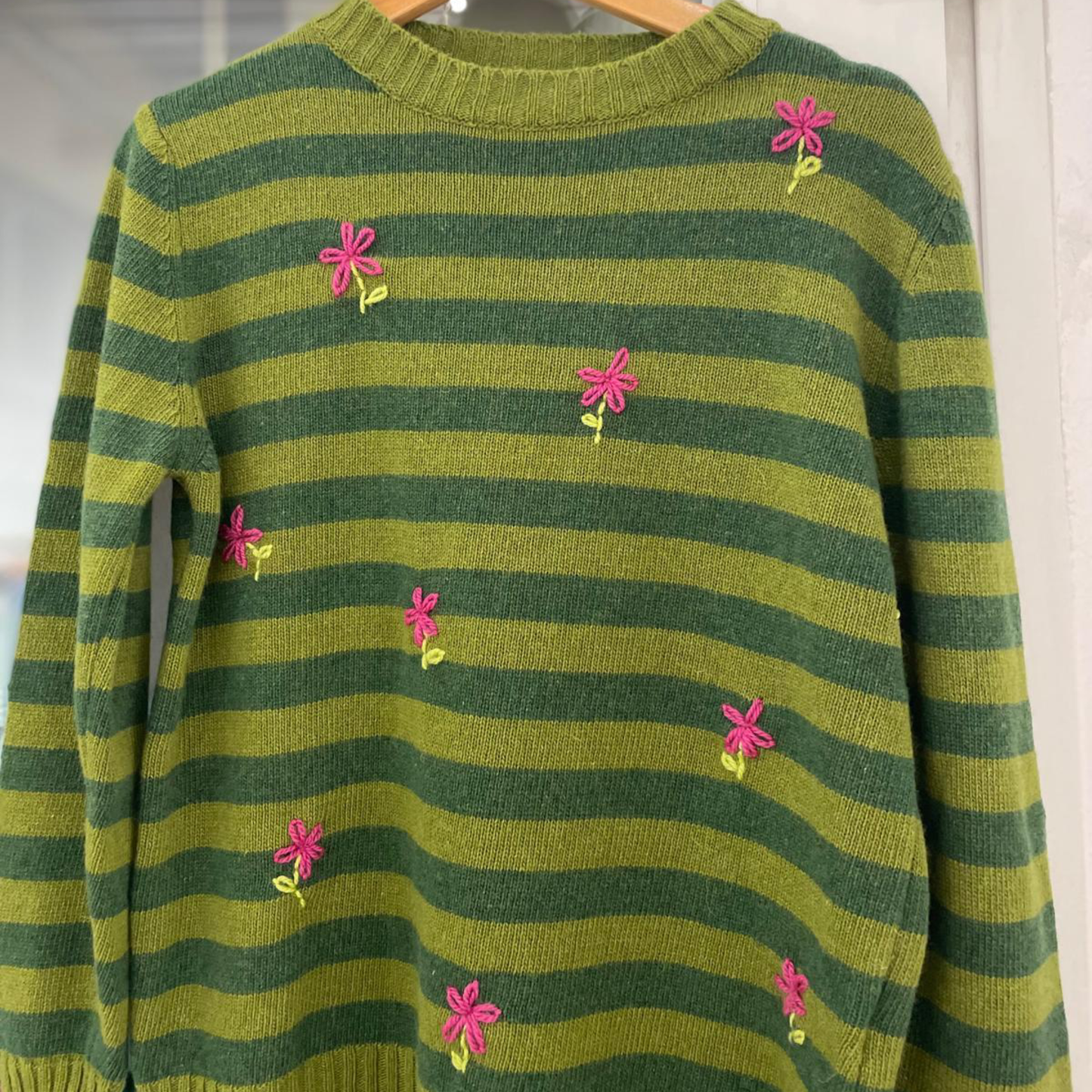 Maglione Ricamato "Fiori"
